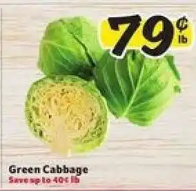 Winn Dixie Green Cabbage offer