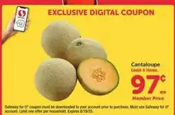 Safeway Cantaloupe offer