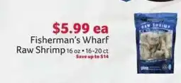 Winn Dixie Fisherman's Wharf Raw Shrimp offer