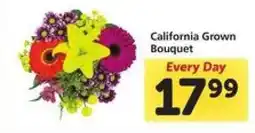 Safeway California Grown Bouquet offer