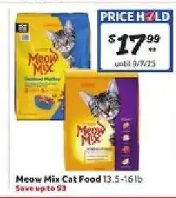 Winn Dixie Meow Mix Cat Food offer
