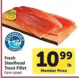 Safeway Fresh Steelhead Trout Fillet offer