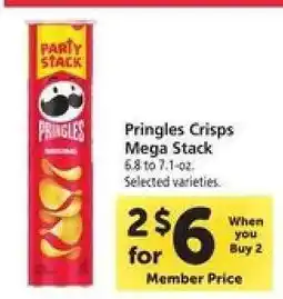 Safeway Pringles Crisps Mega Stack offer