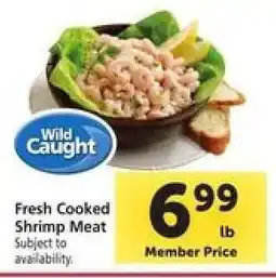 Safeway Fresh Cooked Shrimp Meat offer
