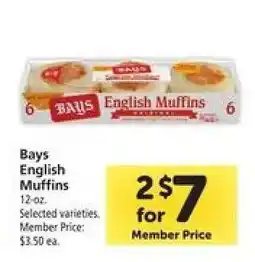 Safeway Bays English Muffins offer
