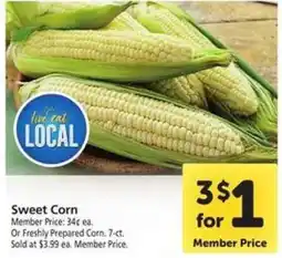 Safeway Sweet Corn offer