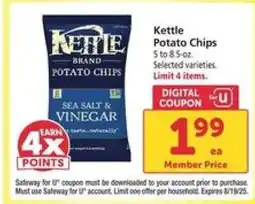 Safeway Kettle Potato Chips offer