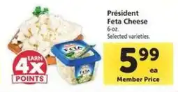 Safeway Président Feta Cheese offer
