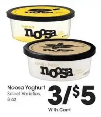 Kroger Noosa Yoghurt offer