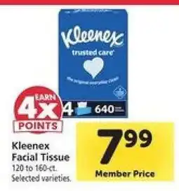 Safeway Kleenex Facial Tissue offer