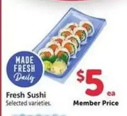 Safeway Fresh Sushi offer