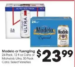 Kroger Modelo or Yuengling offer