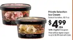 Kroger Private Selection Ice Cream offer