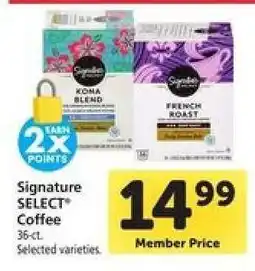 Safeway Signature Select Coffee offer