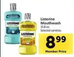 Safeway Listerine Mouthwash offer