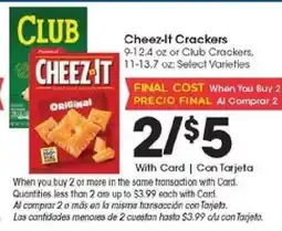 Kroger Cheez • It Crackers offer
