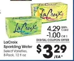 Kroger LaCroix Sparkling Water offer
