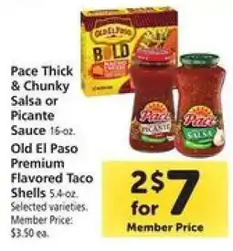 Safeway Pace Thick & Chunky Salsa or Picante Sauce offer