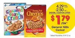 Kroger General Mills Cereal offer