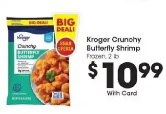 Kroger Kroger Crunchy Butterfly Shrimp offer