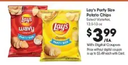 Kroger Lay's Party Size Potato Chips offer