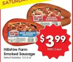 Kroger Hillshire Farm Smoked Sausage offer