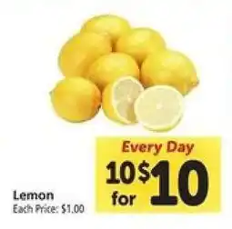 Safeway Lemon offer
