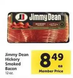 Safeway Jimmy Dean Hickory Smoked Bacon offer