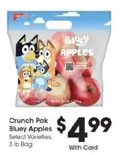 Kroger Crunch Pak Bluey Apples offer