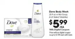 Kroger Dove Body Wash offer