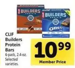 Safeway Clif Builders Protein Bars offer