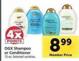Safeway OGX SHAMPOO OR CONDITIONER offer