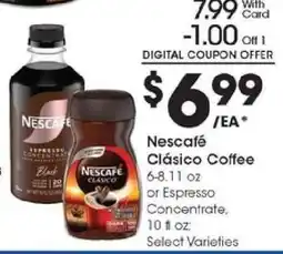 Kroger Nescafé Clasico Coffee offer