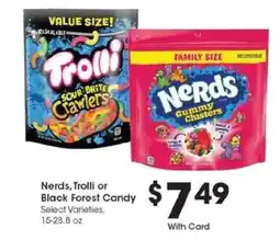 Kroger Nerds, Trolli or Black Forest Candy offer