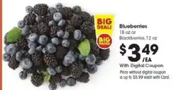 Kroger Blueberries or Blackberries offer