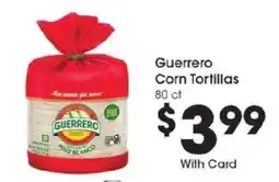 Kroger Guerrero Corn Tortillas offer