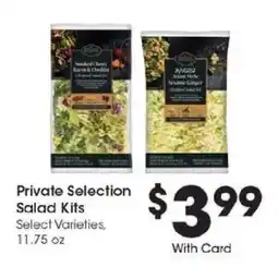 Kroger Private Selection Salad Kits offer