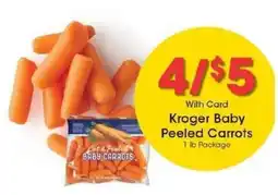 Kroger Kroger Baby Peeled Carrots offer