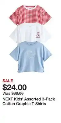 Nordstrom NEXT Kids' Assorted 3-Pack Cotton Graphic T-Shirts offer