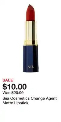 Nordstrom Siia Cosmetics Change Agent Matte Lipstick offer