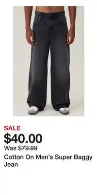 Nordstrom Cotton On Men's Super Baggy Jean offer