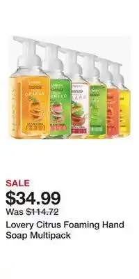 Nordstrom Lovery Citrus Foaming Hand Soap Multipack offer