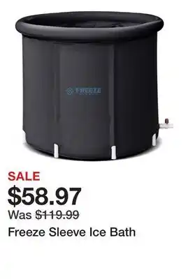 Dick's Sporting Goods Freeze Sleeve Ice Bath offer