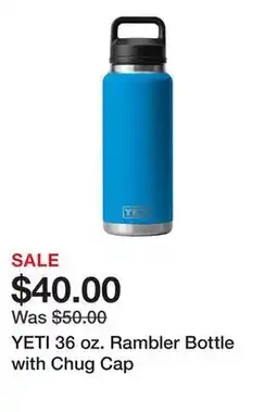Dick's Sporting Goods YETI 36 oz. Rambler Bottle with Chug Cap offer