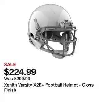 Dick's Sporting Goods Xenith Varsity X2E+ Football Helmet - Gloss Finish offer