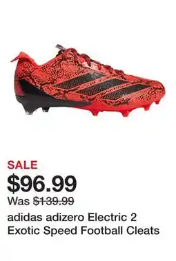 Dick's Sporting Goods adidas adizero Electric 2 Exotic Speed Football Cleats offer