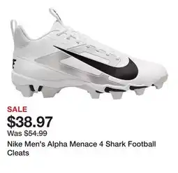 Dick's Sporting Goods Nike Men's Alpha Menace 4 Shark Football Cleats offer