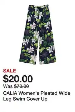 Dick's Sporting Goods CALIA Women's Pleated Wide Leg Swim Cover Up offer