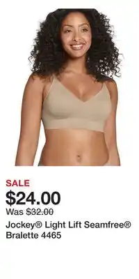 Kohl's Jockey Light Lift Seamfree Bralette 4465 offer