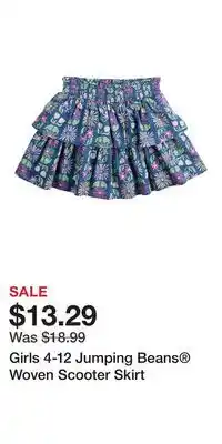 Kohl's Girls 4-12 Jumping Beans Woven Scooter Skirt offer